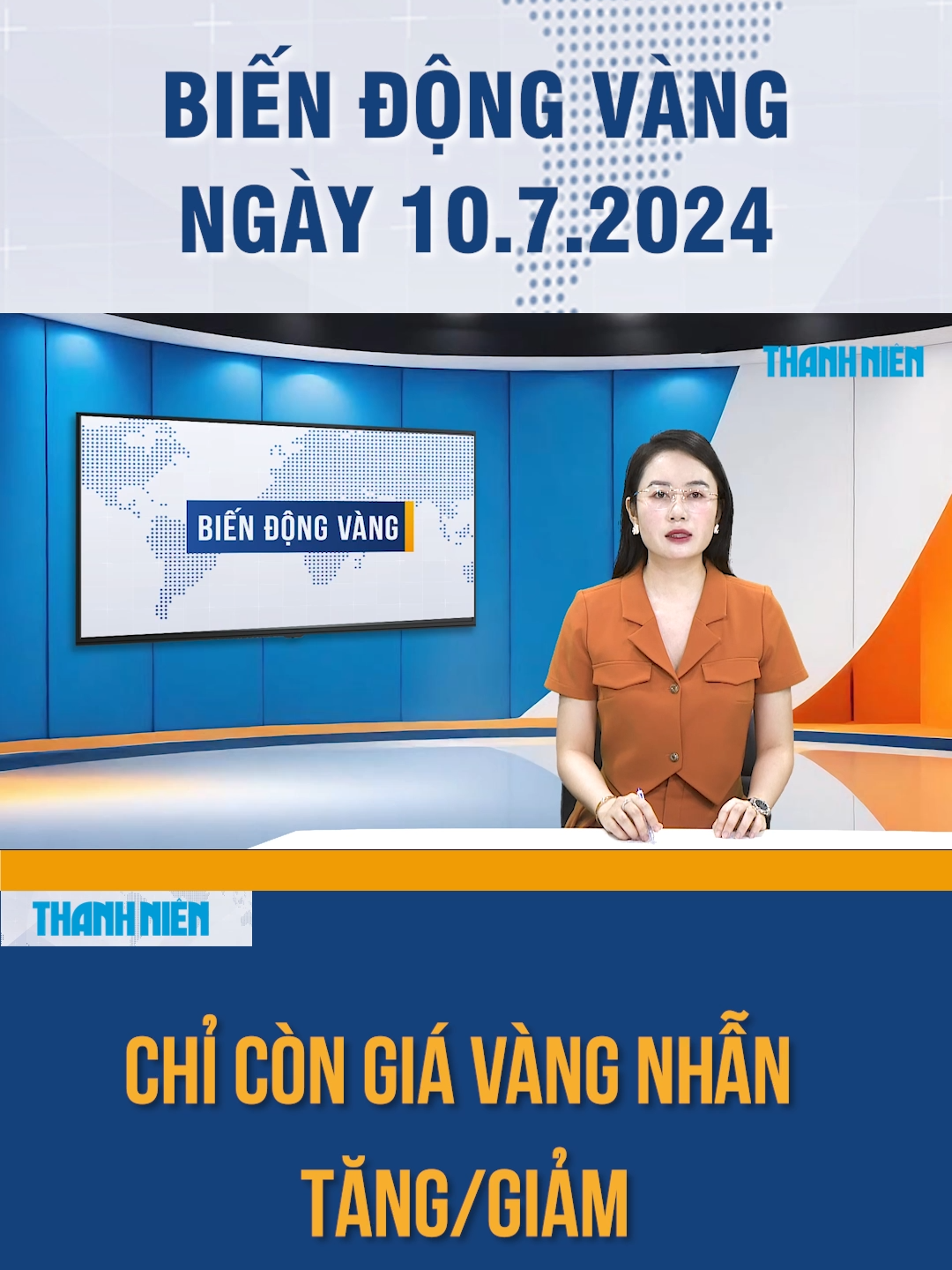 Biến động vàng ngày 10.7: Chỉ còn giá vàng nhẫn tăng/giảm #tiktoknews #tiktokthanhnien #biendongvang #giavang