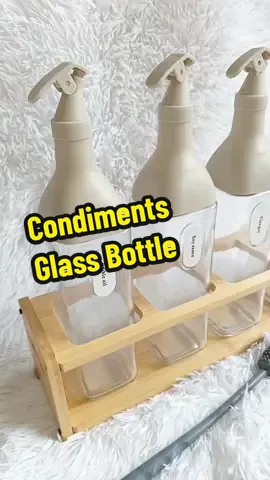 Liquid Condiments Glass Bottle to beh💓 orderin mo na!❤️ #kitchenfinds #glassbottle #condimentsbottle 
