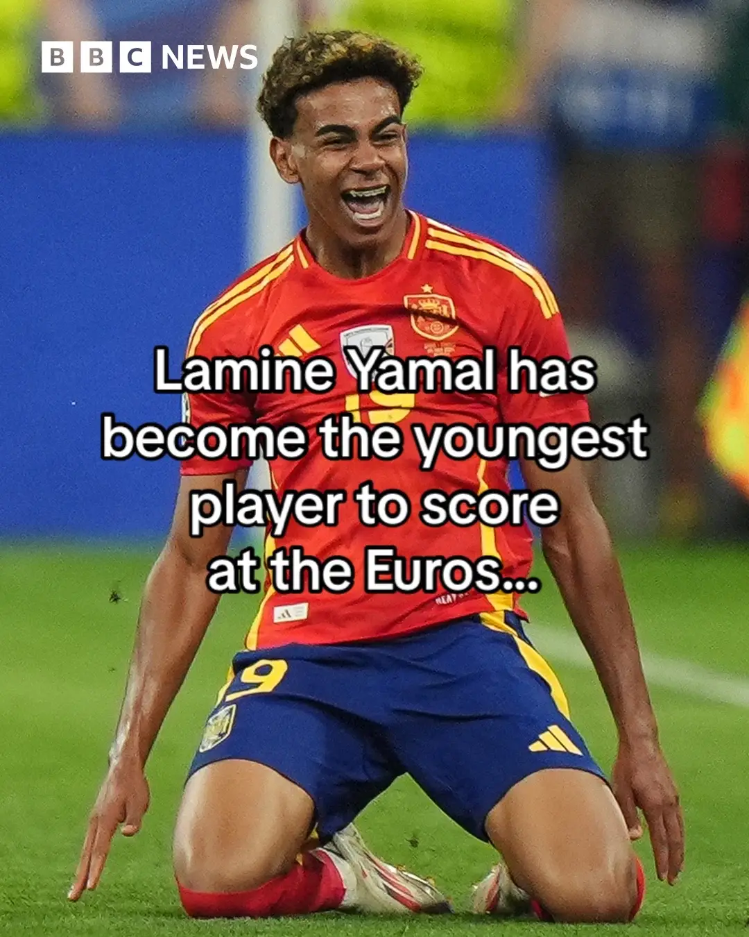 Wonder if he still finished his homework... (📷 Getty) #LamineYamal #Yamal #Spain #France #Mbappe #Euros #EURO2024 #Germany #Football #FootballTok #Barcelona #Sport #BBCNews