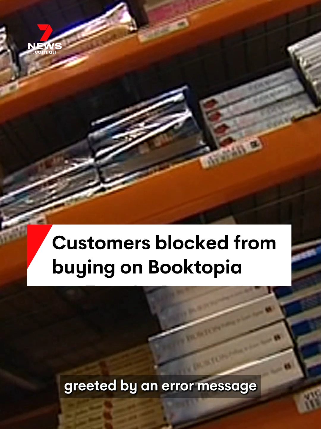 Booktopia is no longer taking online orders after going into administration. #booktopia #books #bookshop #bookstore #reading #onlineshopping #7NEWS