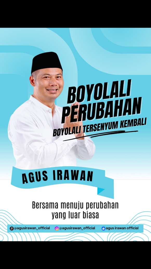 Agus Irawan pembawa Perubahan 💪🔥 @Agus Irawan Official  #agusirawan #calonbupatiboyolali #BoyolaliPerubahan