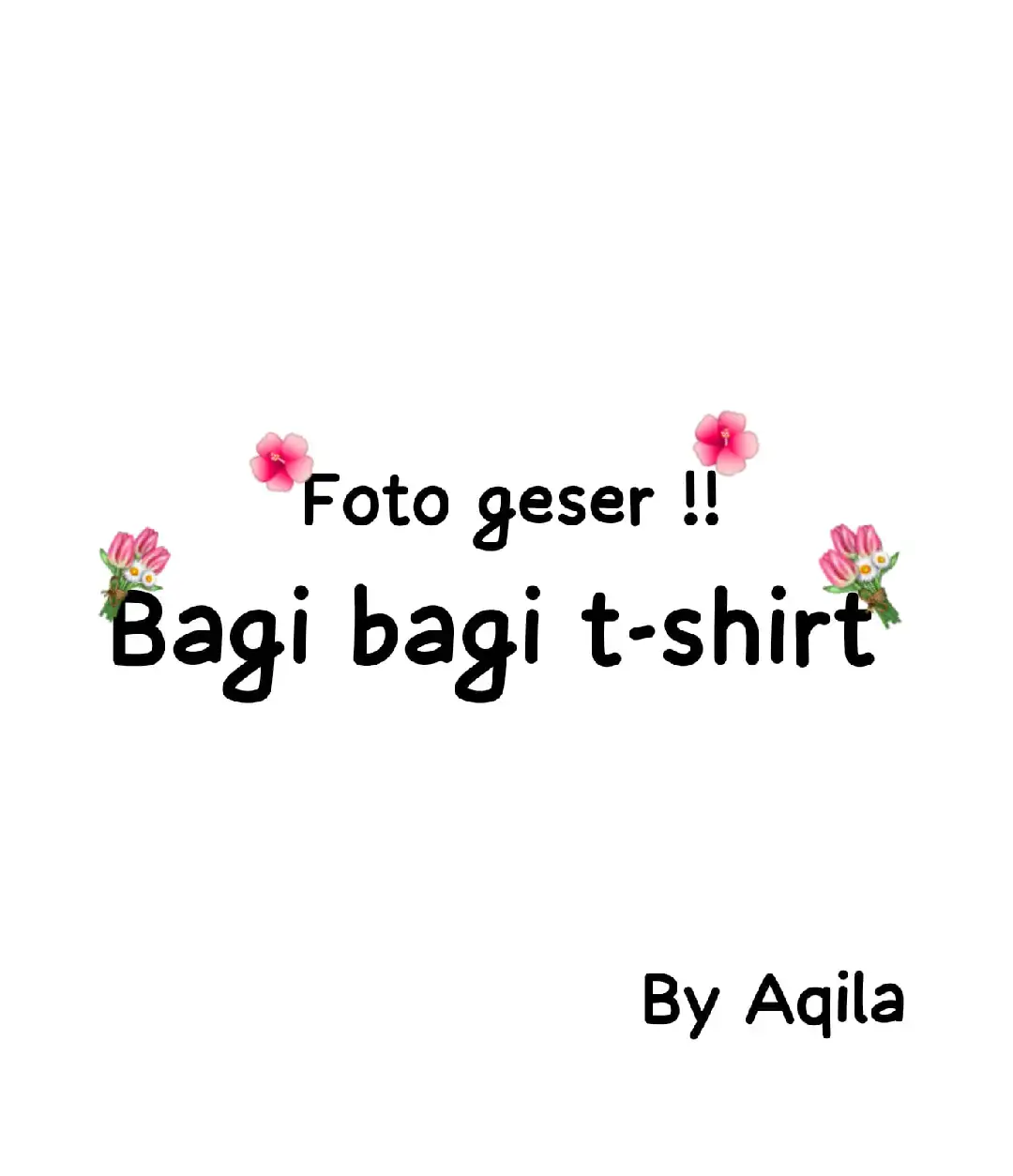 bagi bagi T-shirt 🪼