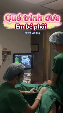 Em bé phôi của mẹ sau một hành trình dài đã được trở lại với mẹ 💕 #bvdkphuongdong #ivf #ivfphuongdong 