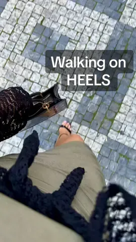 Heels walk 🖤 #heelswalk #heelslover #public #blackheels #sandalheels #highheels #heelsmodel #womenpower 