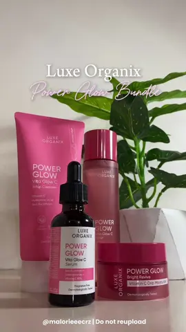 This Luxe Organix Power Glow Set is recommended for those with dull skin and hyperpigmentation on the face. @Luxe Organix Philippines #luxeorganixph #vitaminc #skincare #tiktokaffliate #fyp 