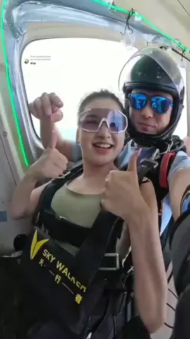 Membalas kepada @user3417431047441You Welcome to skydiving hainan china 2024#jump #adventure #zipline #fun #trending #fypシ゚ 