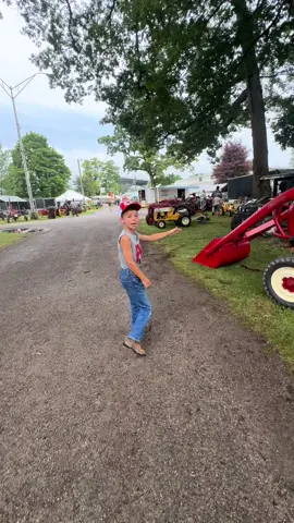 Jackson and the #porsche  tractor and a #johndeer loader custom made giving him all linds if ideas . #cubcadet #justajacksonthing #roadtrip #jacksonfarmer #thatsallshewrote #futurefarmer 