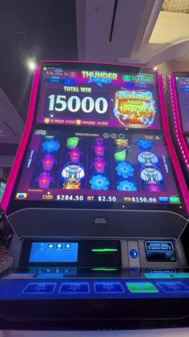 Thunder Drums Big Bonus! #bonus #casino #slots #fyp #roadto10k #casinolife #gambling #casinotok #winning #vegas #jackpot 