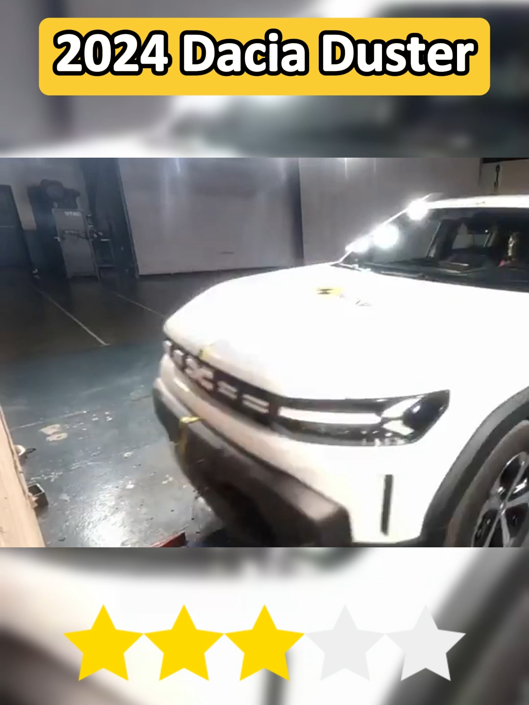 The Dacia Duster received 3 out of 5 stars overall in these tests.  . . . #car #cars #crash #carcrashtest #crashtest #shortvideo #shorts #short #viral #dacia #duster #daciaduster #euroncap #tiktok #tiktokvideo #tiktokviral