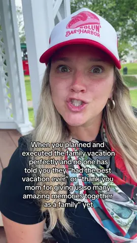 When you planned and executed the family vacation perfectly and no one has told you they “had the best vacation ever” or “thank you mom for giving us so many amazing memories together as a family” yet #familyvacation #momsbelike #vacationplanning #parenting #parentsoftiktok #MomsofTikTok 