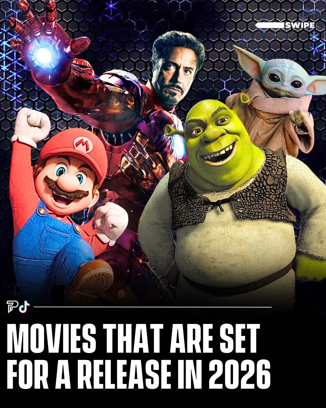 Swipe ⬅️ To check-out all the movies already set for a 2026 release🔥 You NEED to follow @FilmSeal for the best movie content on TikToj 🎬💯 #RoadTo15Million #Pubity 