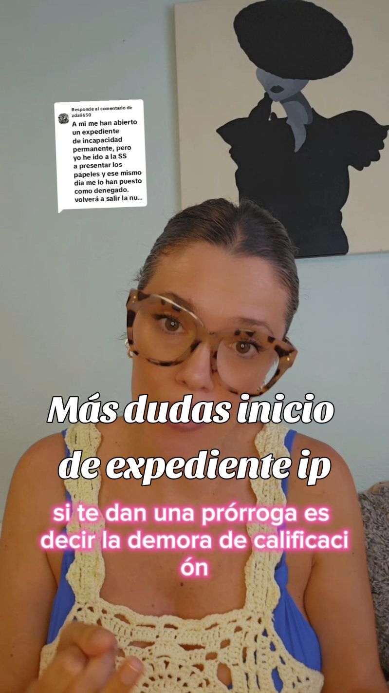 Dudas y más dudas sobre el inicio de expediente de incapacidad permanente.   Te comento.   Pero recordad que tenéis en el perfil,  las carpetas con cada uno de los temas y sus respuestas #incapacidad #incapacidadpermanente #incapacidadabsoluta #incapacidadtemporal #incapacidadtotal #discapacidad #inss #bajamedica #it #at #parati #trabajo #respuesta 