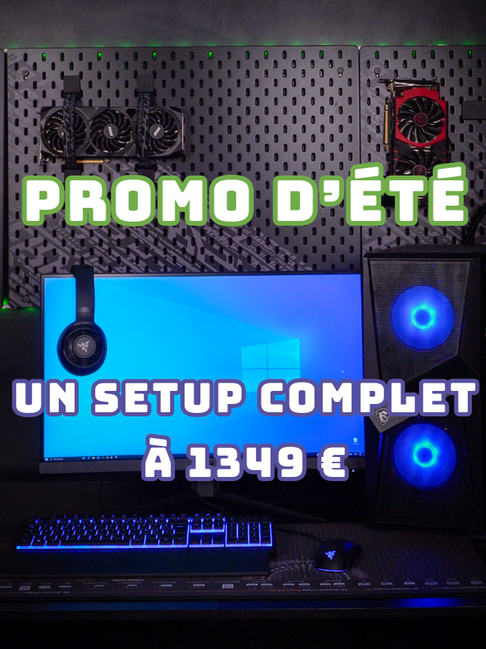 Un setup complet pour jouer en 1440p pour 1349€,  plus besoin de partir en vacances ! #pc #pcgaming #pcgamer #gaming