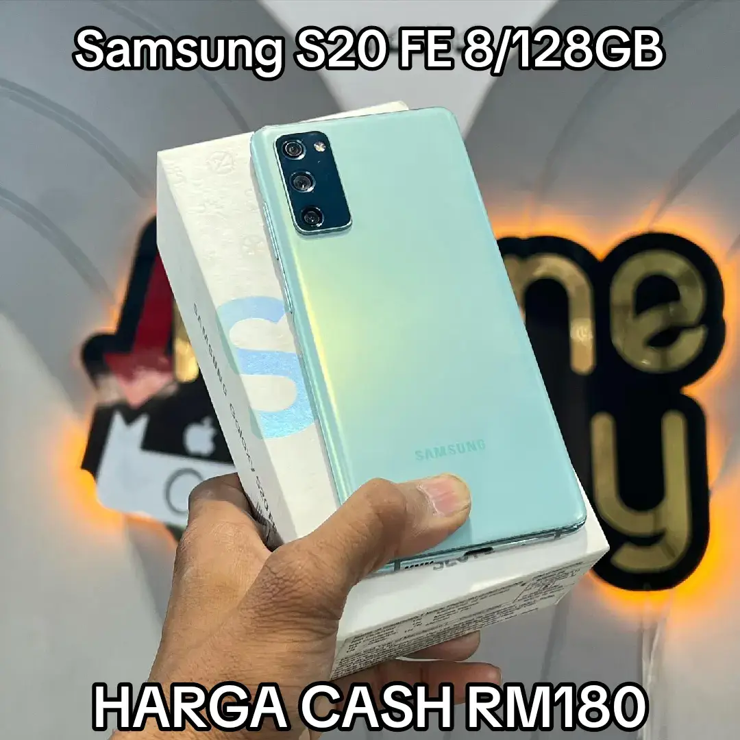 Samsung S20 FE 8/128GB 100% Condition Warranty Over Fullset #samsungs20fe #samsung #secondhand #lelongmurah #hpmurah #fypシ゚viral #fyp #subangjaya #selangor #tiktokmalaysia #fypシ゚viral 