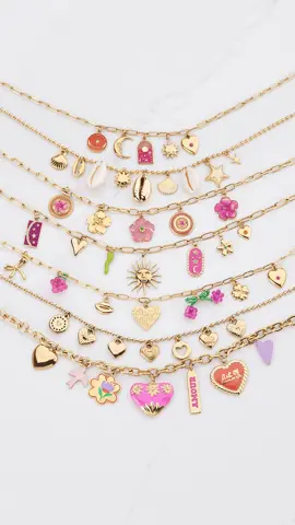 we are so obsessed with the charm trend 💖 which one is your favourite? #charmnecklace #myjewellery #newin 