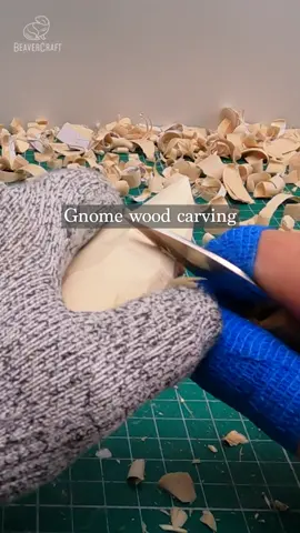 Make some tiny magic! Gnome carving is the perfect blend of fun and creativity🪵🧙‍♂️ #gnomecarving 