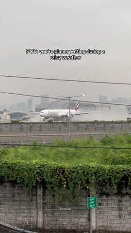 a wet runway and some water benders #fyp #fypシ #foryou #planespotting #avgeek #aviation #aviationlovers #aviationlife #aviationdaily #airbus #boeing #emirates #philippineairlines #cebupacific #CapCut 