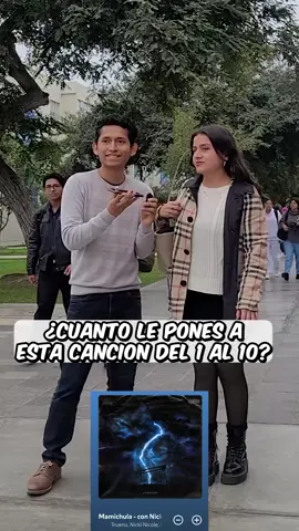 Califica la canción del 1 al 10