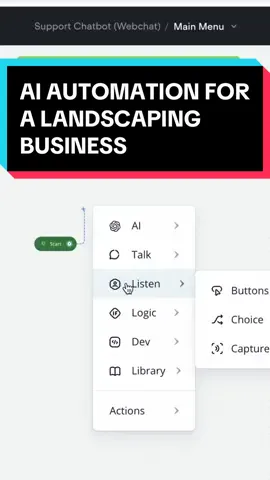 Here’s an AI automation we built for a small landscaping business that handles customer service through his website, social media and whatsapp, and will also give an estimated quote on projects that arent too complex #aiautomation #aiagency #gardening #landscaping #chatgpt 