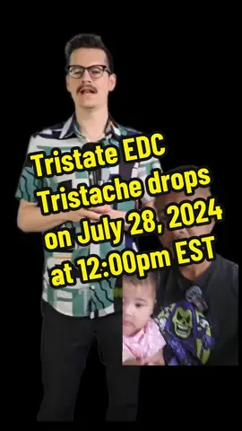 The Tristate EDC Tristache is coming on July 28, 2024 at 12:00pm EST on Bladebinge.com.  Will you be ready for this S90V bad boy with textured titanium scales and a button actuated frame lock?  #greenscreenvideo #everydaycarry #everydaycarrygear #edc #edcknife 