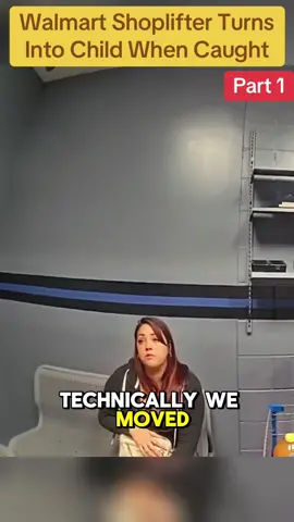 Walmart Shoplifter Turns Into Child When Caught #cops #copsoftiktok #police #policeofficer #arrested #jail #lawenforcement #viral #usa #flypシ 