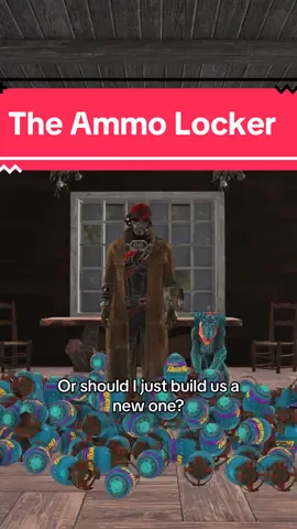 Charlie tries to find some space in the ammo locker. #Fallout #fallout4 #Gaming #Fallout76 #gamingmemes 