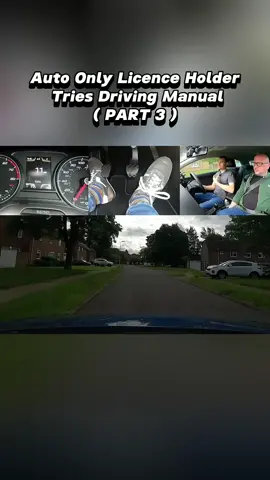 PART 3 : Auto Only Licence Holder Tries Driving Manual #driving #drivingmanual #manual #licence #holder #auto #tries #driving #greenscreen #conquerdriving #uk #challenge #fyp #foryou #foryoupage #fy #foryourpage 