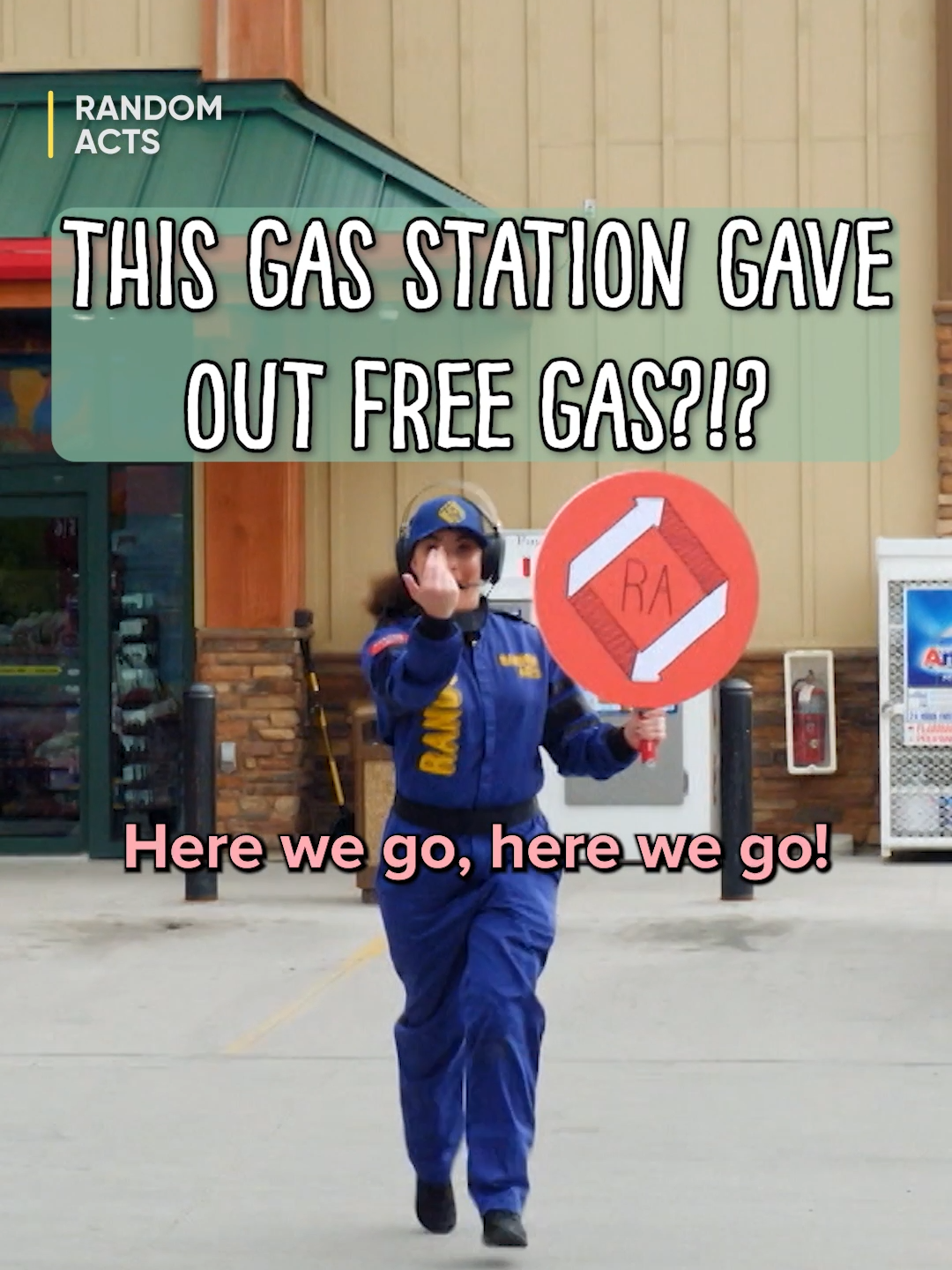 Getting gas just got a lot more glamorous! ⛽️ What Random Act of Kindness can you do for someone this week?