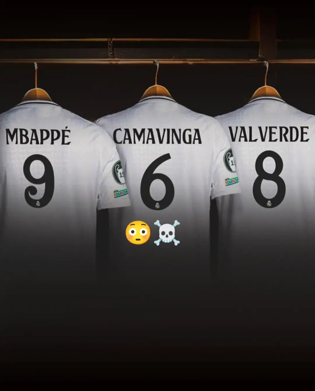 😳☠️😌 Hala Madrid 🤍@Real Madrid C.F.  #elrealmadrid #mbappe #ardagüler #camavinga #valverde #vallejo #tchouameni #viralvideo 