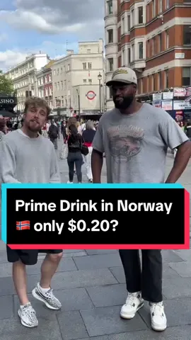 I heard Prime Drink in Norway is only $0.20 cents  #funny #meme #primehydration #funnyvideo 