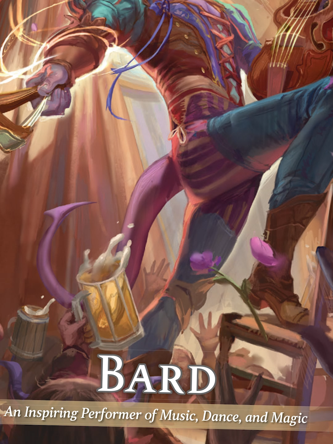 The Bard: An Inspiring Performer of Music, Dance and Magic. #dnd #dndtiktok #dndtok #dungeonsanddragons #bard