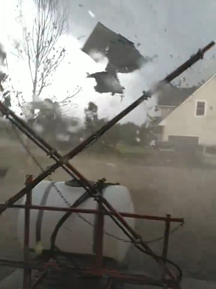 Jeeze!! #Tornado in #Arkwright Town, Chautauqua County, New York....  📷 Brandon Mead