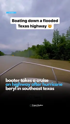 Navigating New Roads: When Highways Turn to Waterways… Follow for more insightful posts. Hurricane Beryl, the earliest Category 5 hurricane on record, wreaked havoc in southeast Texas on Monday. The storm tragically claimed at least four lives, caused severe flooding, and left more than 2.7 million homes and businesses without power. With sustained winds over 80 mph, Beryl made landfall in Matagorda, Texas, and weakened thereafter. The National Hurricane Center reported that conditions could still produce tornadoes in Texas, Louisiana, and Arkansas, with over 50 tornado warnings issued by 7 p.m. in Shreveport, Louisiana. In Houston, flooding surpassed 10 inches in many areas, prompting urgent rescue operations. Houston’s Mayor John Whitmire emphasized the gravity of the situation: “We’re literally getting calls across Houston right now asking for first responders to come rescue individuals in desperate life safety conditions.” Beryl’s ferocity caught many off guard, with reports of significant damage including a 74-year-old woman and a man killed by falling trees in Harris County. Additionally, two more fatalities occurred due to flood waters and a fire started by lightning in Houston. Across eastern Texas, heavy rains and flooding prompted numerous water rescues. The power outages, combined with high summer heat, posed further risks of heat-related illnesses. As recovery begins, officials urge residents to stay off roads due to continued flooding and dangerous conditions. Clip credit via ig/ martinasturias  #HurricaneBeryl #FloodedHighways #BoatAdventure #WeatherAlert #NaturalDisaster #Flooding #StaySafe #EmergencyResponse #ClimateCrisis #TexasWeather #HurricaneSeason #DisasterRelief #StormWarning #ExtremeWeather #StayPrepared #CommunitySafety #WeatherUpdate #PowerOutage #RescueEfforts #EnvironmentalImpact #SevereWeather #PublicSafety #HoustonFlooding #HurricaneImpact #ClimateChange #StormRecovery #HurricanePreparedness #TexasStrong #WeatherNews #berylstorm 