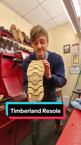 Trashed Timberlands. No Problem.  #shoerepair #timberland #LiveOutlandish 