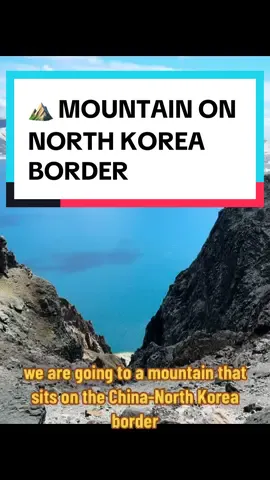 Paektu mountain/Changbaishan, also the highest mountain in the Korean Peninsula, is a mountain that sits on the china-north korea border🇨🇳🇰🇵: #CapCut #fyp #china #southkorea #northkorea #travel #explore #yanbian #yanji 