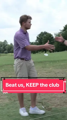 This is the CLOSEST challenge we’ve ever had 🤯. We called out a random golfer with a challenge: out drive us with this 2iron and you can KEEP IT. Lets see what he’s got… ALSO make sure to use our code divotdudes10 for a discount on @GolfAvenue ‘s website! They have thousands lf used golf clubs. #golf #golfswing #golfclub 