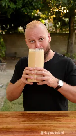 Um copinho perfeito de Dreher com paçoca 🔥🤠