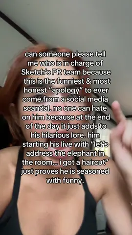 he didnt need to applogize byt im goad he did bc it was hilarious #sketch 