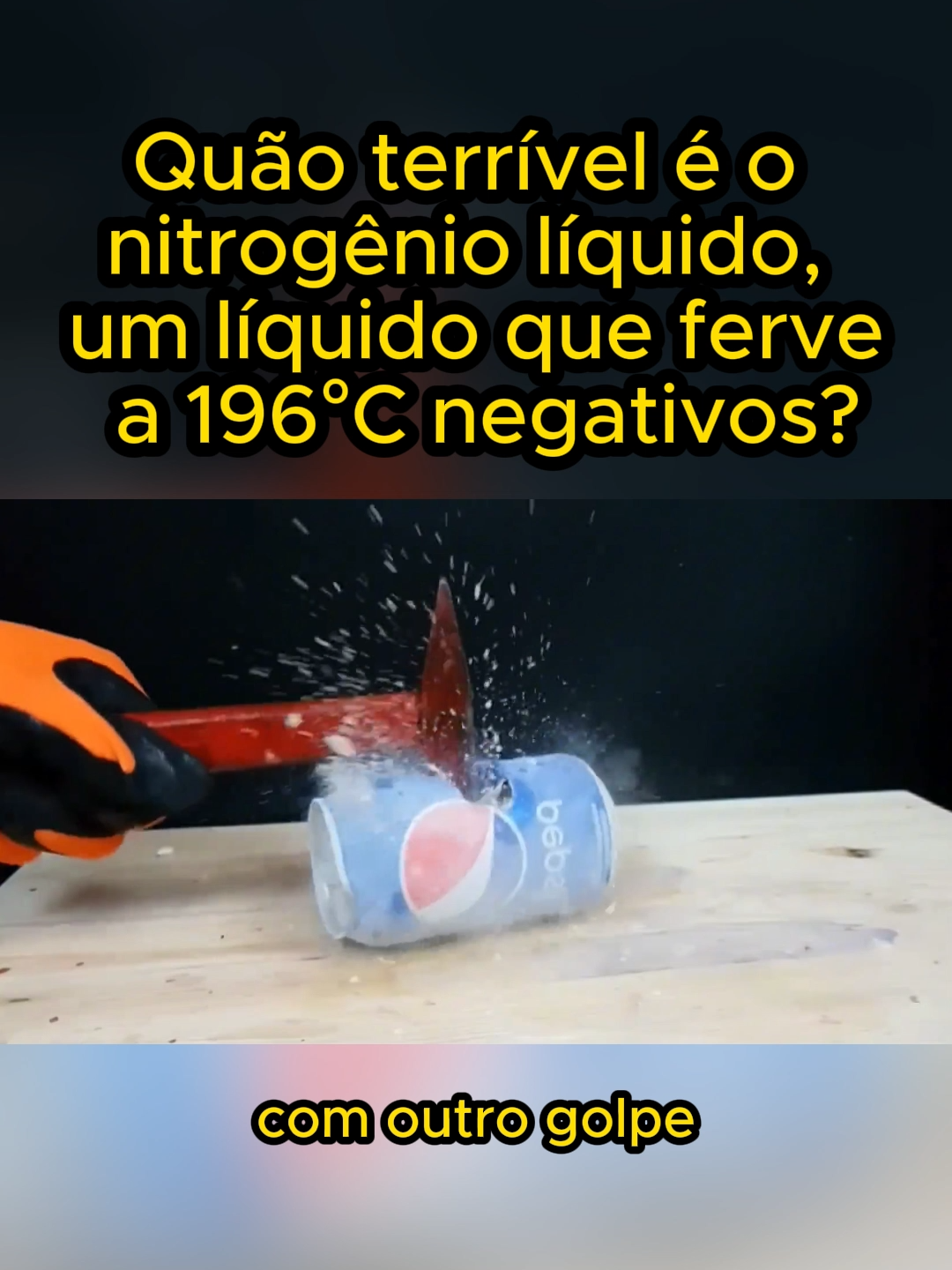 Quão terrível é o nitrogênio líquido, um líquido que ferve a 196°C negativos? #NitrogênioLíquido #nitrogenio #liquido #Experimentos #Curiosidades  #viral #ciencia #viralvideo