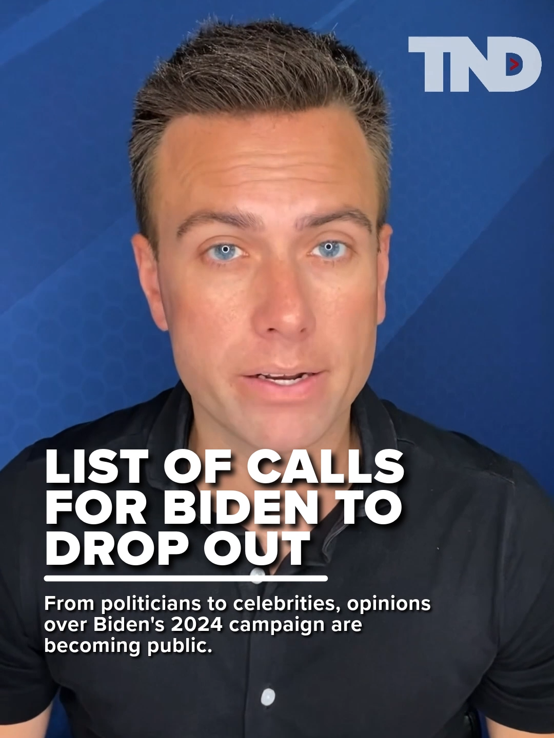 The list of those calling for President Biden to drop out of the race keeps growing. Just this evening, Vermont Sen. Peter Welch became the first Senate Democrat to publicly say he should exit. Ryan Smith explains. 🔗 in bio for more #biden #2024election #democrats #politics