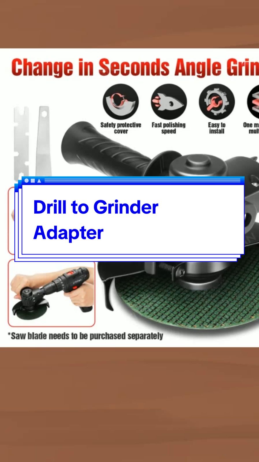 #DrilltoGrinderAdapter #drillgrinder  #Grinder Adaptor #drillandgrinder #adapter drill biasa 