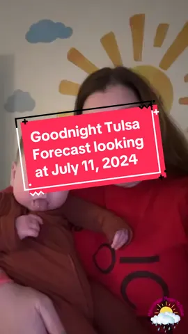 Goodnight Tulsa! 🌙 Here’s your forecast for July 11, 2024. ☀️ It’s going to be a hot one with a high of 96°F and a heat index of 101°F. Make sure to stay hydrated and take breaks in the shade if you're out and about! 🌡️ Starting at a pleasant 73°F in the morning, temperatures will climb to 90°F by noon and settle at 92°F by 8 PM. It’s a mostly sunny day, perfect for summer activities, just remember the sunscreen! Stay cool, Tulsa! #TulsaWeather #TulsaForecast #GoodnightTulsa #TulsaOK #TulsaLife #TulsaMeteorologist #Meteorologist #WomenInSTEM #WomenOfWx #MeteorologistLife #MeteorologistMom Tulsa weather, Tulsa forecast, goodnight Tulsa, Tulsa OK, Tulsa Oklahoma, Tulsa life, Tulsa meteorologist, meteorologist, women in STEM, women of wx, meteorologist life, meteorologist mom