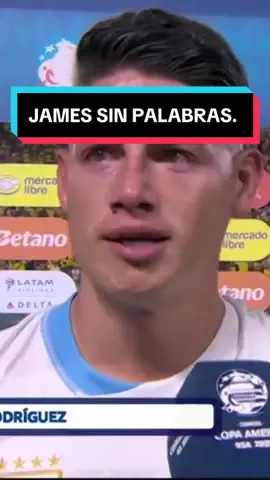 James Rodríguez sin palabras. ❤️ #jamesrodriguez #colombia #copaamerica #tiktokfootballacademy #footballtiktok #deportesentiktok 