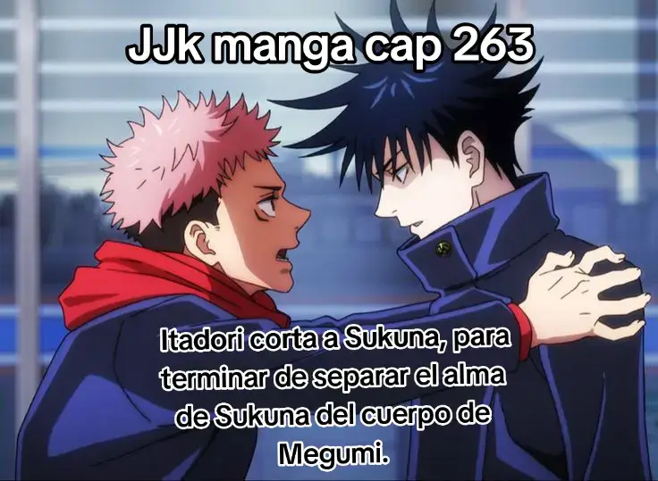 regreso nuestro gallo 🙏🙏  Itadori corta el alma de Sukuna, para terminar de separar el alma de Sukuna del cuerpo de Megumi #jjk263  #fyp #jjk #jjkedit  #fyp #jujutsukaisen #jjk  #jujutsukaisenedit #jjk263  #jjk263 #jjk #foryou 