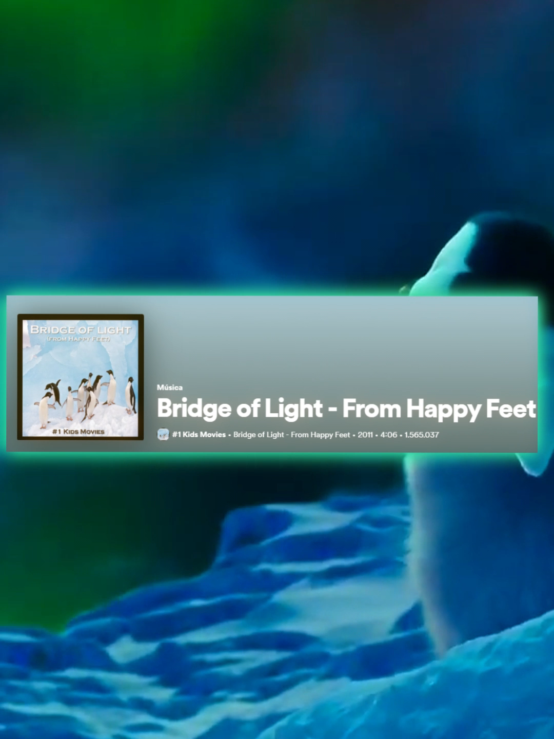 🎵Ponte de Luz #HappyFeet2 #song #musica #disney #dreamworks #cinema #animação #legendas #lyrics 🎬 Happy Feet 2