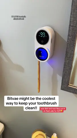 Yall dont realize how nasty your toothbrushes actually are!! #bitvae #bitvaetoothbrushsterilizer #toothbrushsterilizer #bitvaeoralcare #oralhygiene #oralhealth #TikTokShopSummerSale @Bitvae Oral Care 