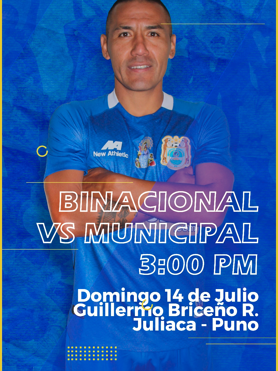 ¡𝐏𝐎𝐑 𝐋𝐀 𝐕𝐈𝐂𝐓𝐎𝐑𝐈𝐀 𝐄𝐍 𝐂𝐀𝐒𝐀!🏟 💙 🏆 Fase Regional – Fecha 17 🆚 Deportivo Municipal 🕑 3:00 pm 📆 Domingo 14 de julio 🏟️ Guillermo Briceño Rosamedina 👦🏻𝗡𝗜Ñ𝗢𝗦 𝗚𝗥𝗔𝗧𝗜𝗦 #DaleBi #PorElSur 💪💪🔵⚪