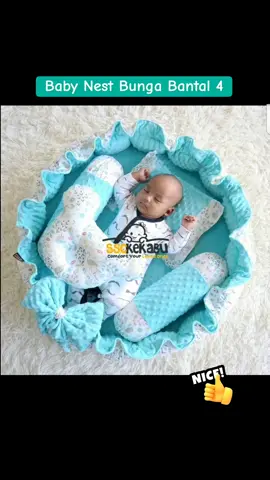 Baby Nest Bunga Bantal 4 #baby #babylove #bantal #newborn #babytiktok #babysleep #pillowbaby #pillow 