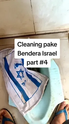 part#4upageシ Cleaning pake bendera Israel  #istiqamah  #trendtiktok  #videoviralterbaru  #fypgakni 