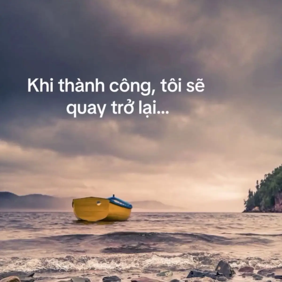 Khi nào thành công, tôi sẽ quay trở lại. #xh 